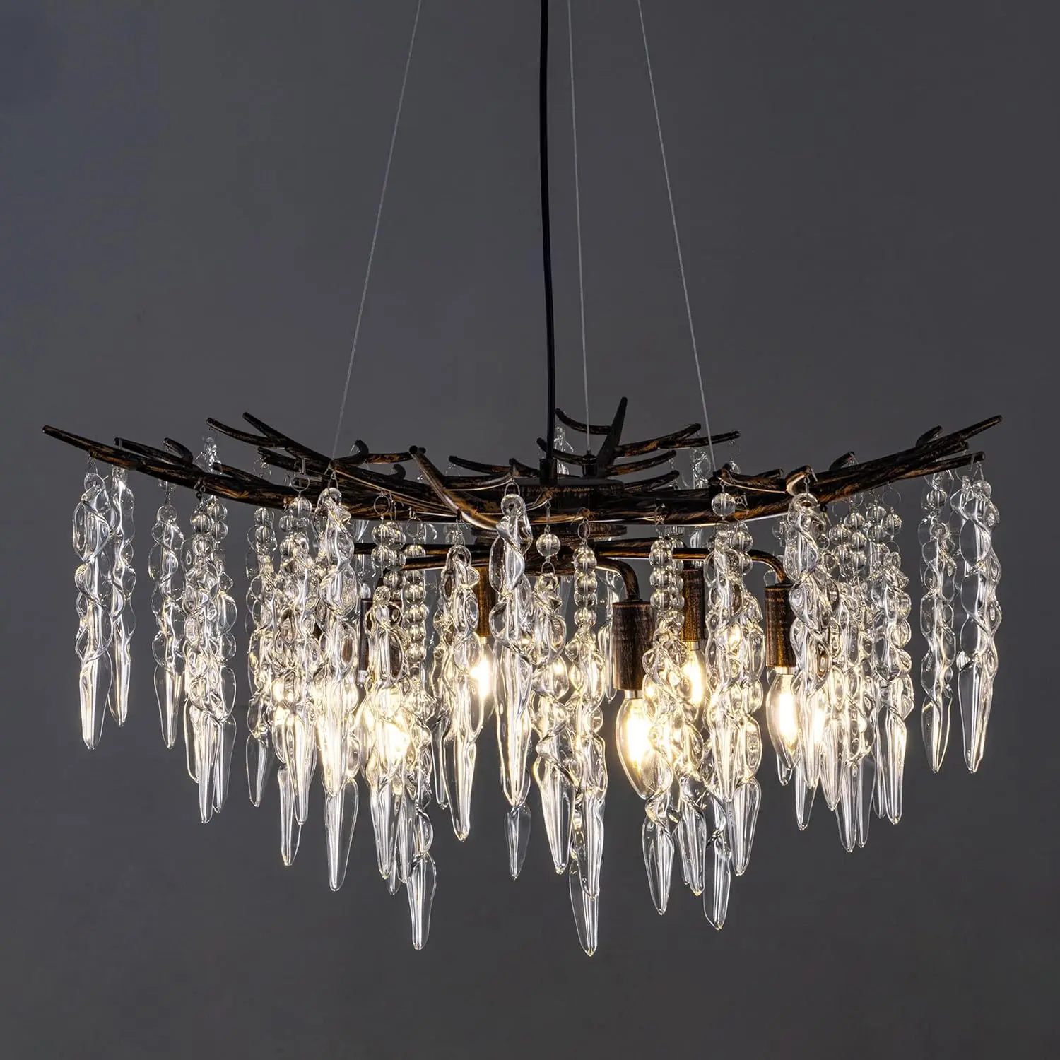 Modern Ice Crystal Chandelier For Kitchen Table Island Bedroom Antique Bronze Tree Branch High Ceiling Chandeliers
Modern Ice Crystal Chandelier For Kitchen Table Island Bedroom Antique Bronze Tree Branch High Ceiling Chandeliers