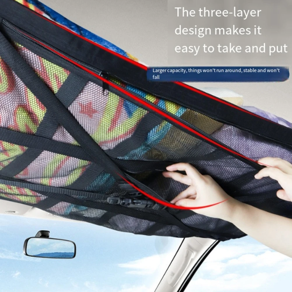 Car Roof Storage Bag Adjustable Cross Straps Interior Cargo Net Breathable Mesh Bag Car Ceiling Storage Net Pocket
Car Roof Storage Bag Adjustable Cross Straps Interior Cargo Net Breathable Mesh Bag Car Ceiling Storage Net Pocket