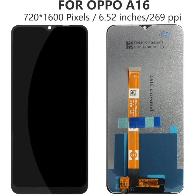 Для замены экрана Oppo A16/A16S-полная сборка сенсорного ЖК-дигитайзера (CPH2269, CPH2271) Комплект запасных частей
Для замены экрана Oppo A16/A16S-полная сборка сенсорного ЖК-дигитайзера (CPH2269, CPH2271) Комплект запасных частей