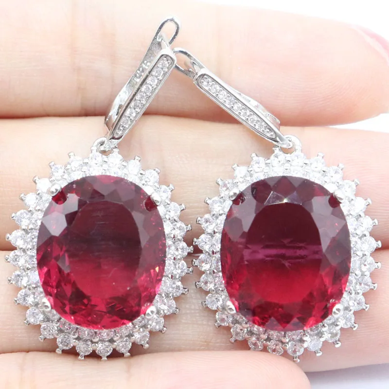 41x23mm Beautiful Blue Aquamarine Red Ruby Blue Sapphire CZ Ladies Daily Wear Silver Earrings Pendant
41x23mm Beautiful Blue Aquamarine Red Ruby Blue Sapphire CZ Ladies Daily Wear Silver Earrings Pendant