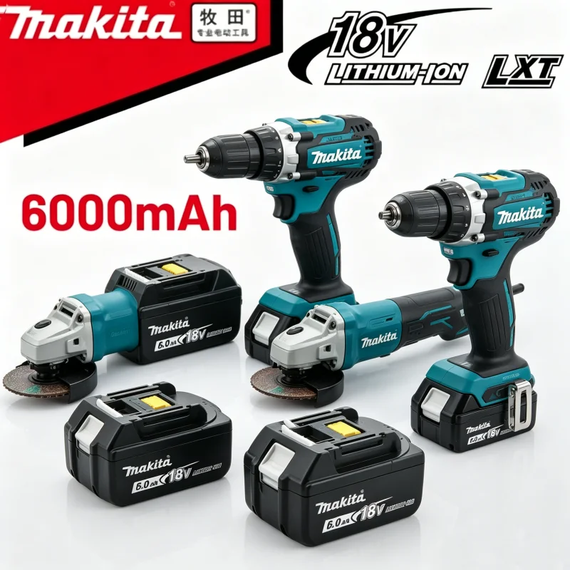Original Genuine Makita 18V Li-ion Battery 6Ah High Capacity Rechargeable for Cordless Handheld Drill Grinder Wrench
Original Genuine Makita 18V Li-ion Battery 6Ah High Capacity Rechargeable for Cordless Handheld Drill Grinder Wrench