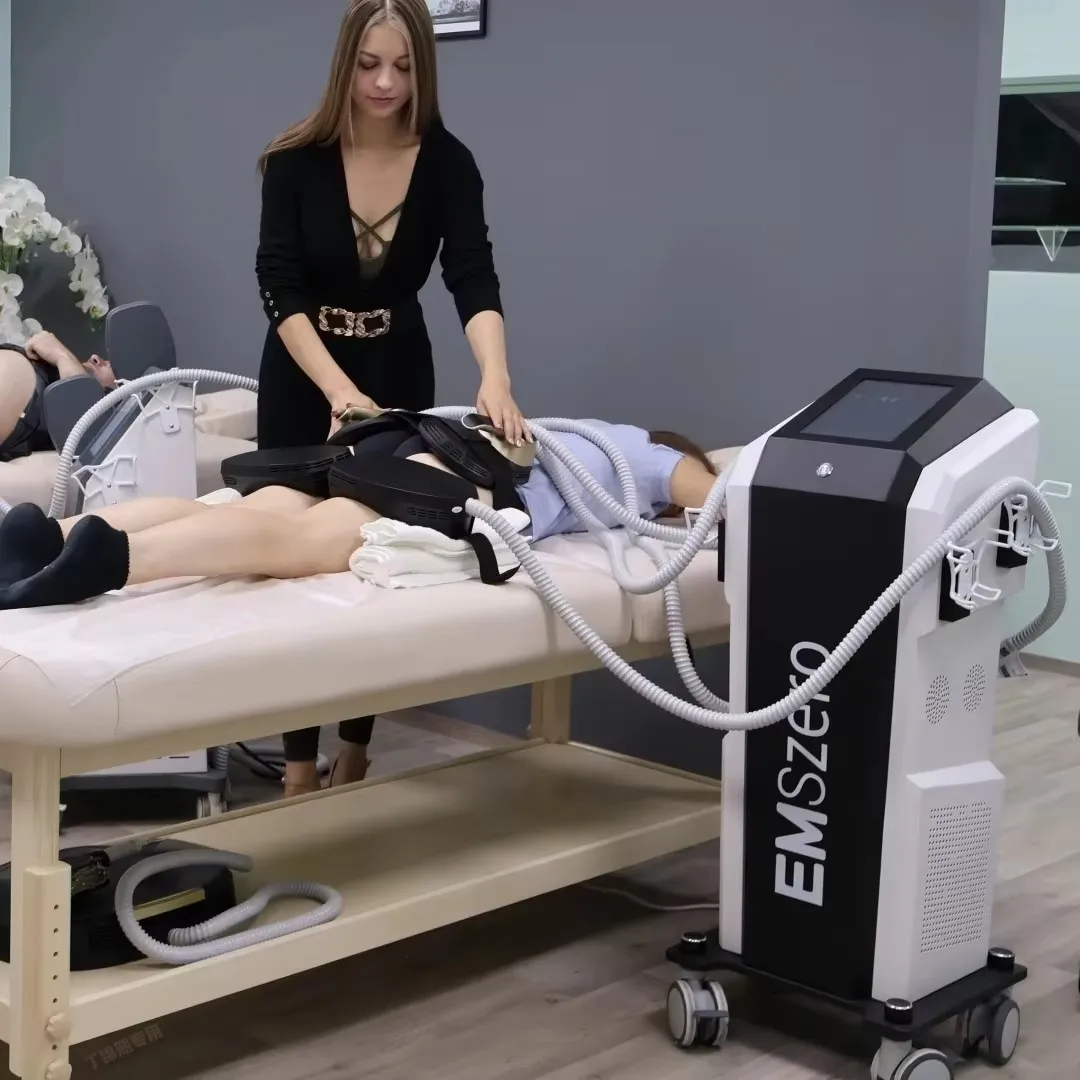 EMS Muscle Stimulators Use Cutting Edge Hiemt Technology To Achieve Slimming Body Shaping Muscle Tightening And Buttocks Lifting
EMS Muscle Stimulators Use Cutting Edge Hiemt Technology To Achieve Slimming Body Shaping Muscle Tightening And Buttocks Lifting