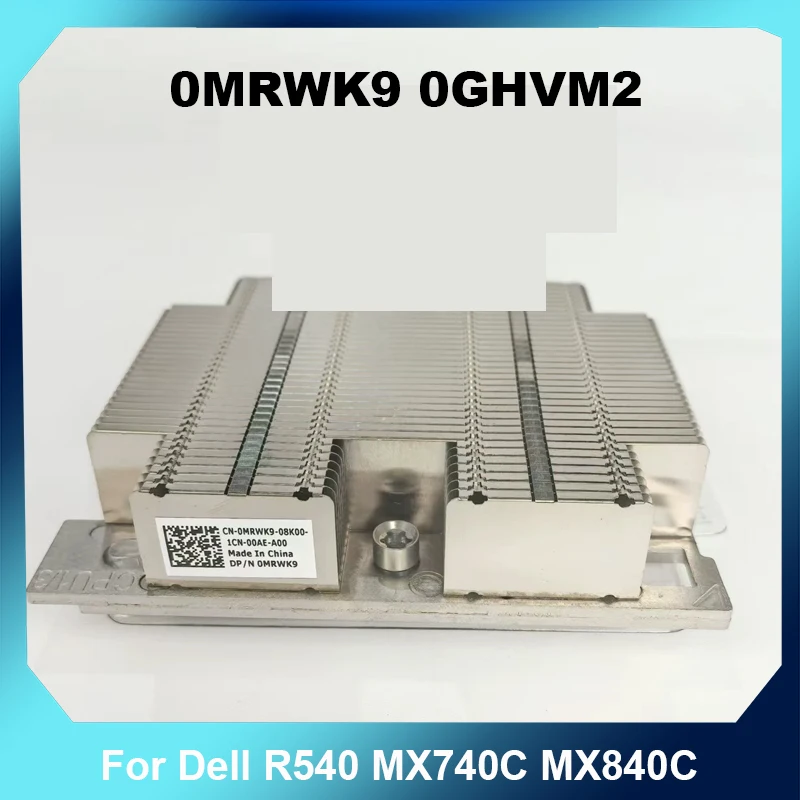 0MRWK9 0GHVM2 Fan Heatsink For Dell R540 MX740C MX840C MRWK9 GHVM2
0MRWK9 0GHVM2 Fan Heatsink For Dell R540 MX740C MX840C MRWK9 GHVM2