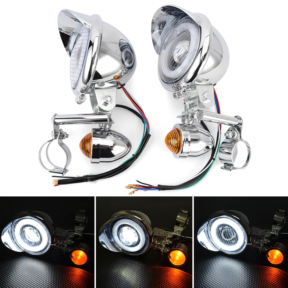 Motorcycle Retro Chrome Round Driving Passing Fog Spot Light For Harley Touring Road King Choppers Cruiser Custom
Motorcycle Retro Chrome Round Driving Passing Fog Spot Light For Harley Touring Road King Choppers Cruiser Custom