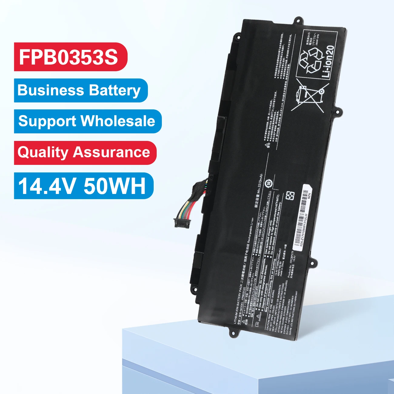 FPB0353S FPCBP579 14.4V 50Wh Laptop Battery for Fujitsu U7411 U9311 Notebook CP785912-01 CP803415-01 4INP5/60/80
FPB0353S FPCBP579 14.4V 50Wh Laptop Battery for Fujitsu U7411 U9311 Notebook CP785912-01 CP803415-01 4INP5/60/80