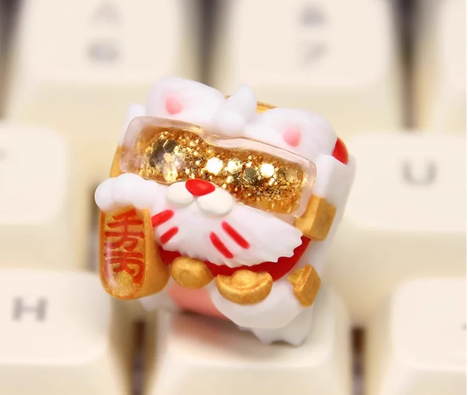Lucky Cat Keycap - Cute Esc Key Mechanical Keyboard Custom Keycap, Anime Themed MX Artisan Keycap for Esc Row
Lucky Cat Keycap - Cute Esc Key Mechanical Keyboard Custom Keycap, Anime Themed MX Artisan Keycap for Esc Row