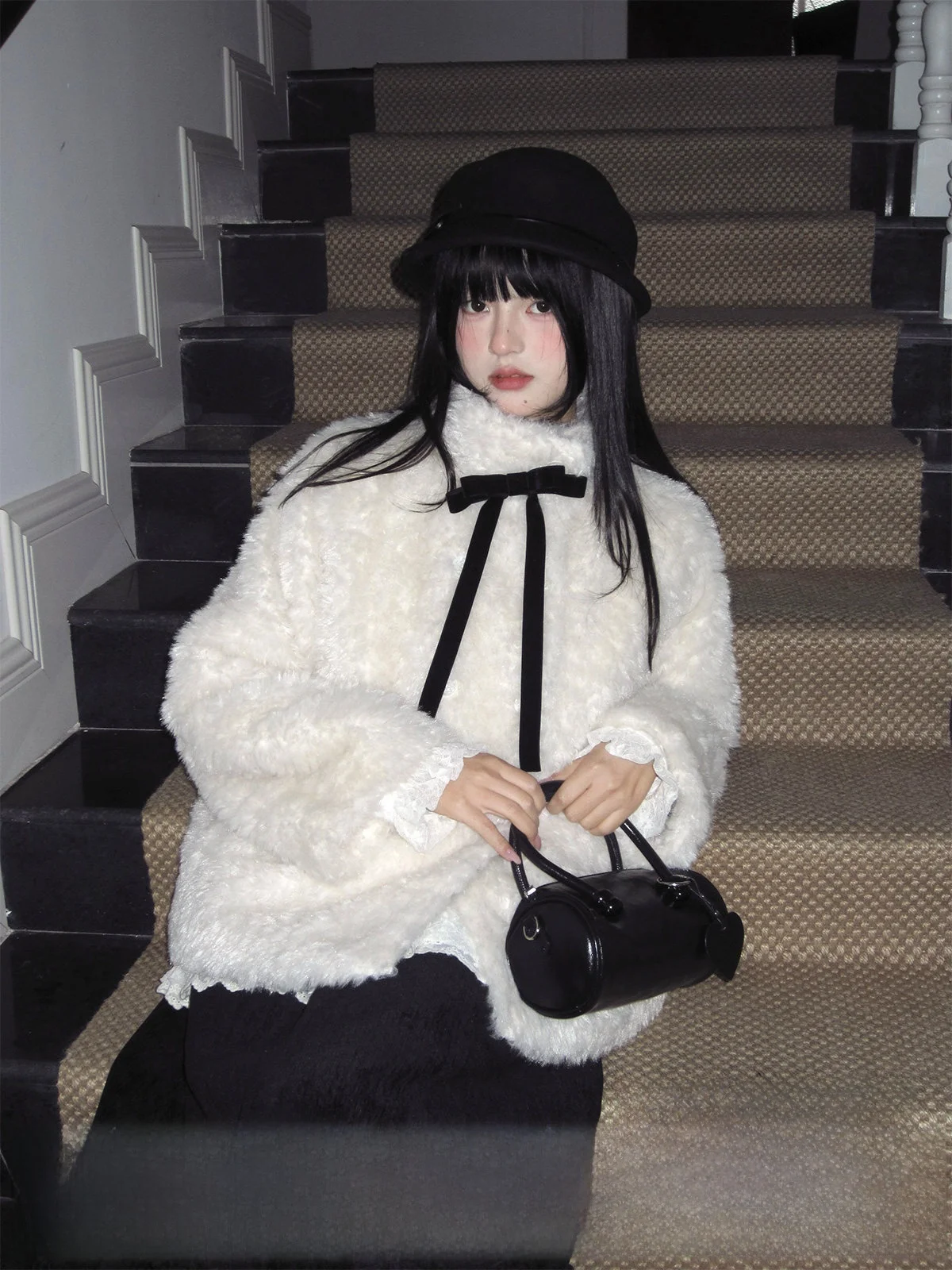 Женское пальто из искусственного меха Sweet Sle Knot, осенне-зимняя верхняя одежда бежевого цвета, свободный крой, длинный рукав, средняя длина
Женское пальто из искусственного меха Sweet Sle Knot, осенне-зимняя верхняя одежда бежевого цвета, свободный крой, длинный рукав, средняя длина