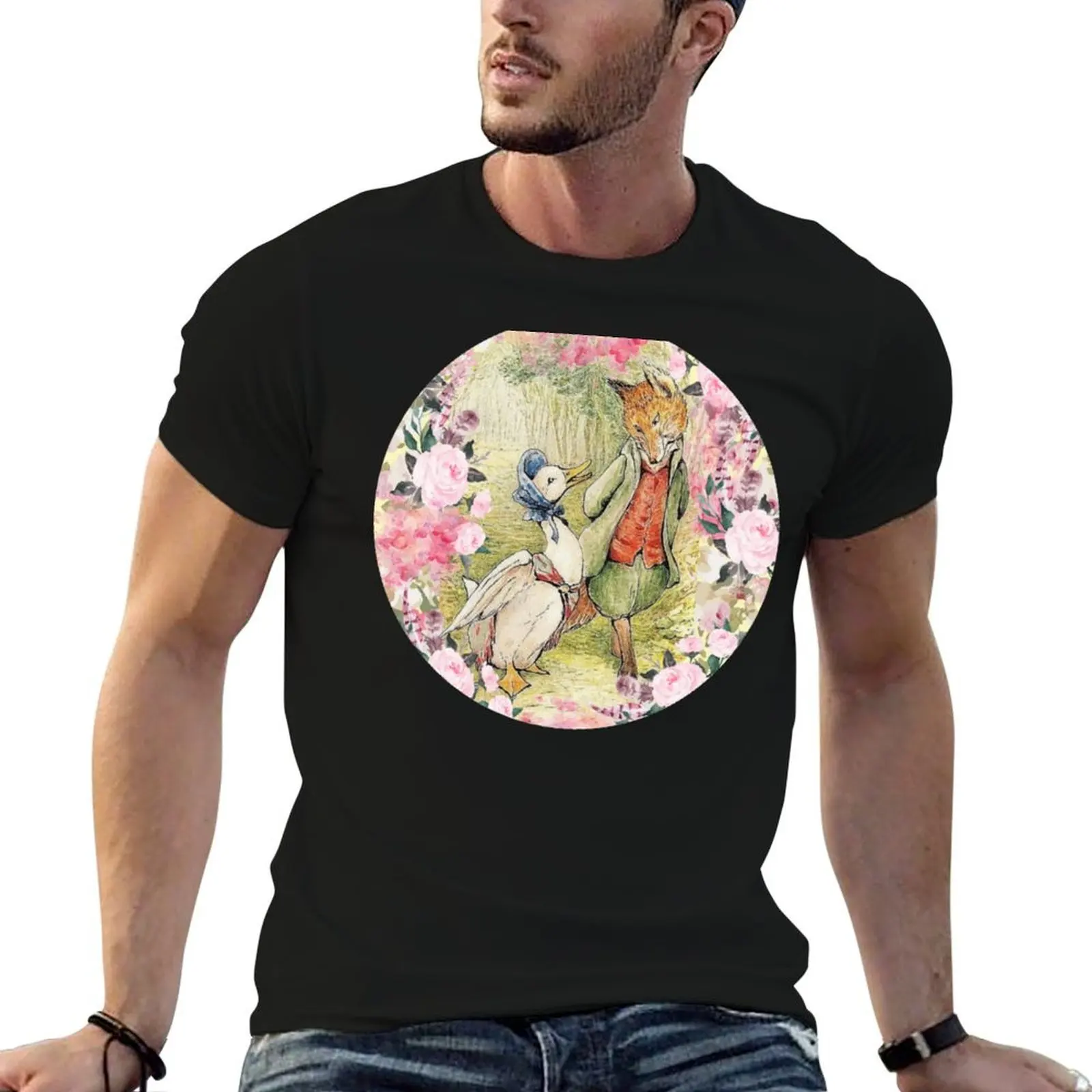 Jemima Puddle-Duck - Floral T-Shirt man t shirt heavy cotton t shirts cotton 100% funny t shirts cotton T-shirt
Jemima Puddle-Duck - Floral T-Shirt man t shirt heavy cotton t shirts cotton 100% funny t shirts cotton T-shirt