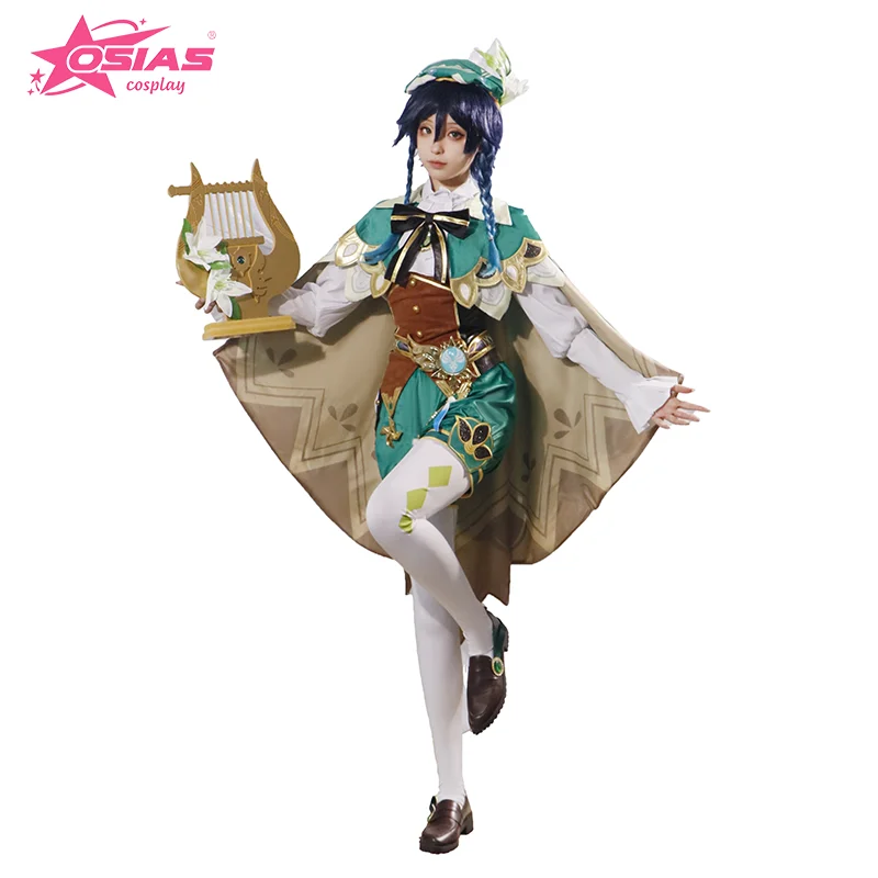 OSIAS Venti Cosplay Costume Set Venti wig Venti shoes Genshin Impact Cosplay
OSIAS Venti Cosplay Costume Set Venti wig Venti shoes Genshin Impact Cosplay