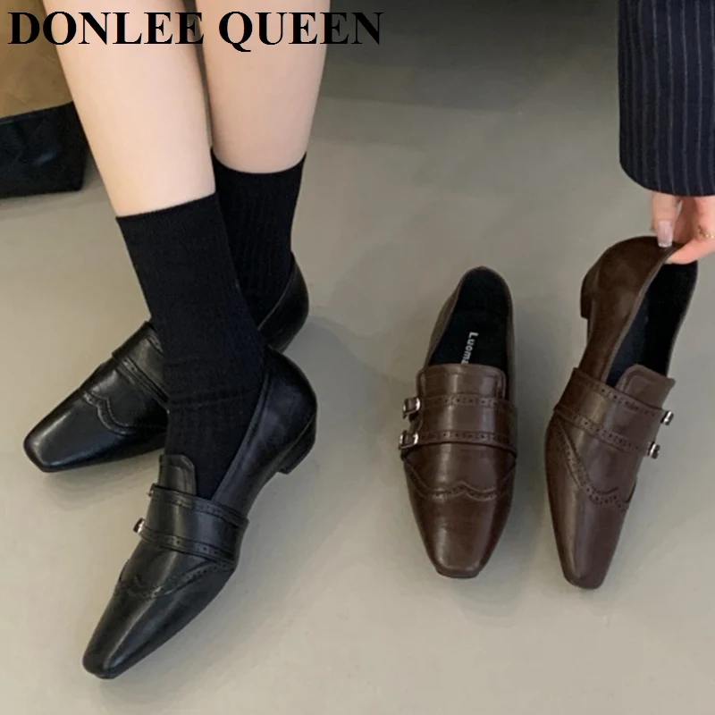 Женские лоферы без шнуровки из искусственной кожи в британском стиле с квадратным носком на плоской подошве в стиле ретро, повседневные мягкие удобные балетки на плоской подошве, мягкие оксфорды Mujer
Женские лоферы без шнуровки из искусственной кожи в британском стиле с квадратным носком на плоской подошве в стиле ретро, повседневные мягкие удобные балетки на плоской подошве, мягкие оксфорды Mujer