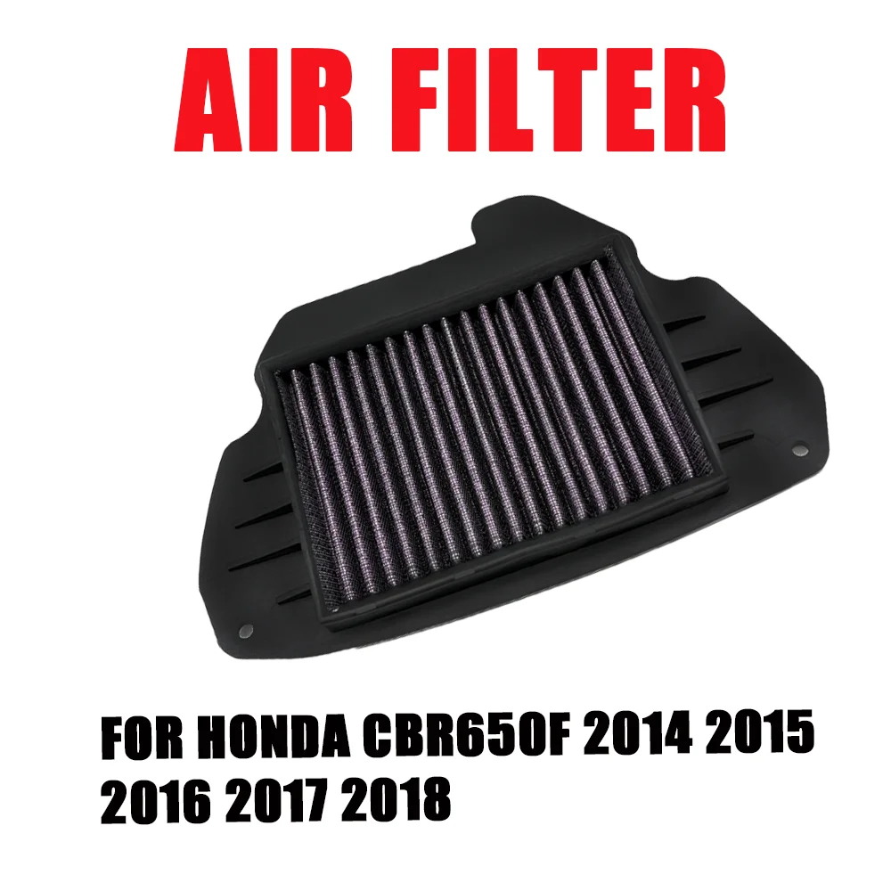 For Honda CBR650F CBR 650F 2014-2018 Motorcycle Accessories Parts Air Filter Intake Cleaner System Parts Elements 
For Honda CBR650F CBR 650F 2014-2018 Motorcycle Accessories Parts Air Filter Intake Cleaner System Parts Elements