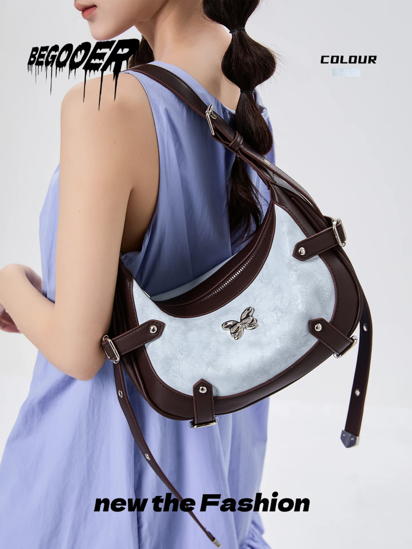 BEGOOER Original Color Block Motorcycle Underarm Bag Women's New 2026 Retro Style Single Shoulder Crossbody Bag
BEGOOER Original Color Block Motorcycle Underarm Bag Women's New 2026 Retro Style Single Shoulder Crossbody Bag