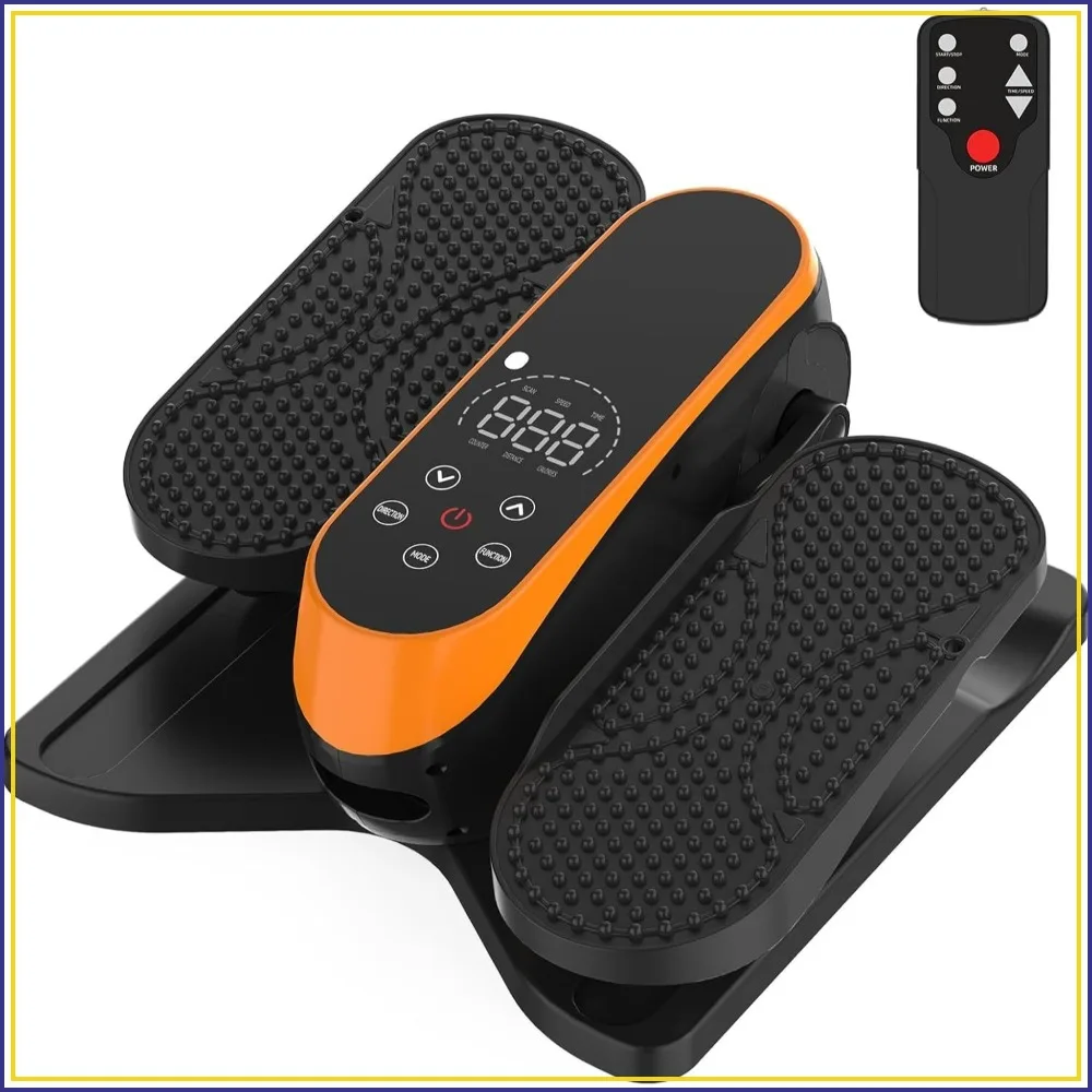 Under Desk Elliptical Machine for Senior, Mini Elliptical Leg Exerciser with Remote, Quiet Portable Electric Seated Foot Pedal Exerciser for Home Office
Under Desk Elliptical Machine for Senior, Mini Elliptical Leg Exerciser with Remote, Quiet Portable Electric Seated Foot Pedal Exerciser for Home Office