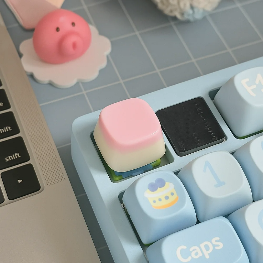 Cross Shaft Jelly Pudding Keycap Original Dripping Personalized Mechanical Keyboard Key Caps Transparent Design Jelly Texture
Cross Shaft Jelly Pudding Keycap Original Dripping Personalized Mechanical Keyboard Key Caps Transparent Design Jelly Texture