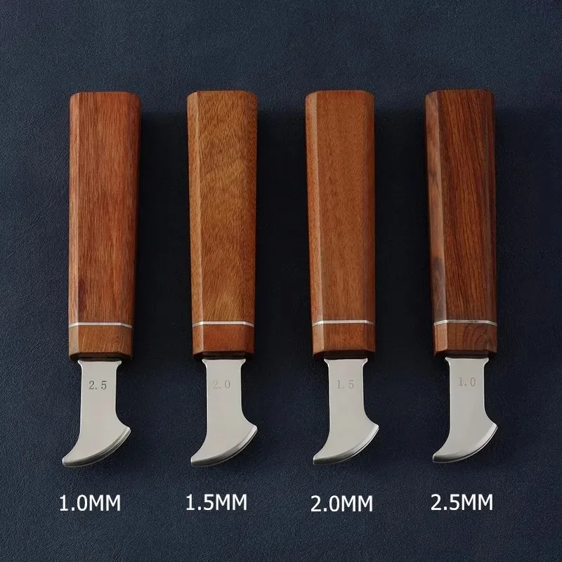 Handmade Leather Edge Creaser with Wood Handle and 304 Stainless Tip for DIY Leather Crafting Veg-Tanned Leather Decorative Tool
Handmade Leather Edge Creaser with Wood Handle and 304 Stainless Tip for DIY Leather Crafting Veg-Tanned Leather Decorative Tool