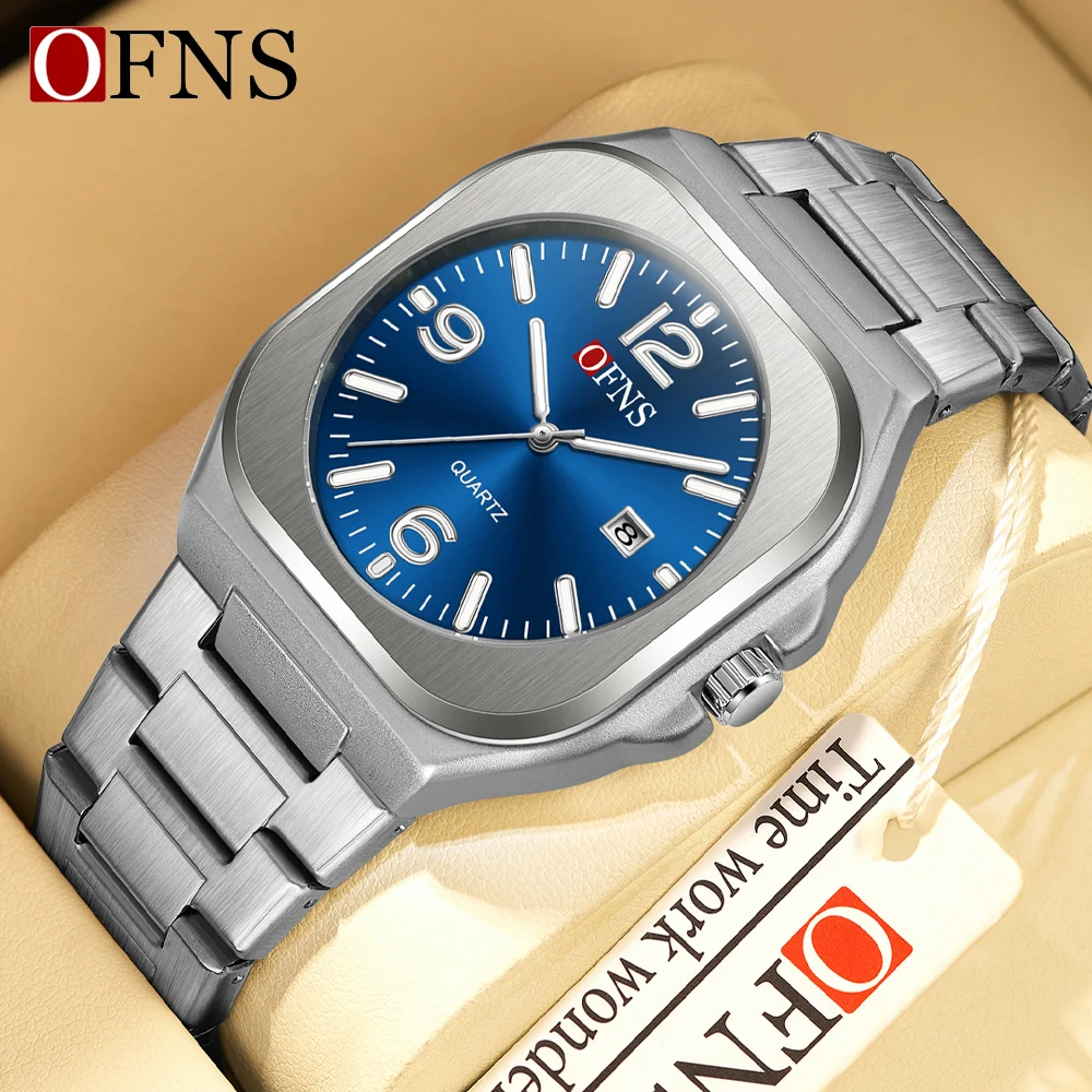 OFNS Brand Original Simplicity Men's Watches Waterproof Stainless Steel Quartz Watch Luminous Date Male Wristwatch
OFNS Brand Original Simplicity Men's Watches Waterproof Stainless Steel Quartz Watch Luminous Date Male Wristwatch