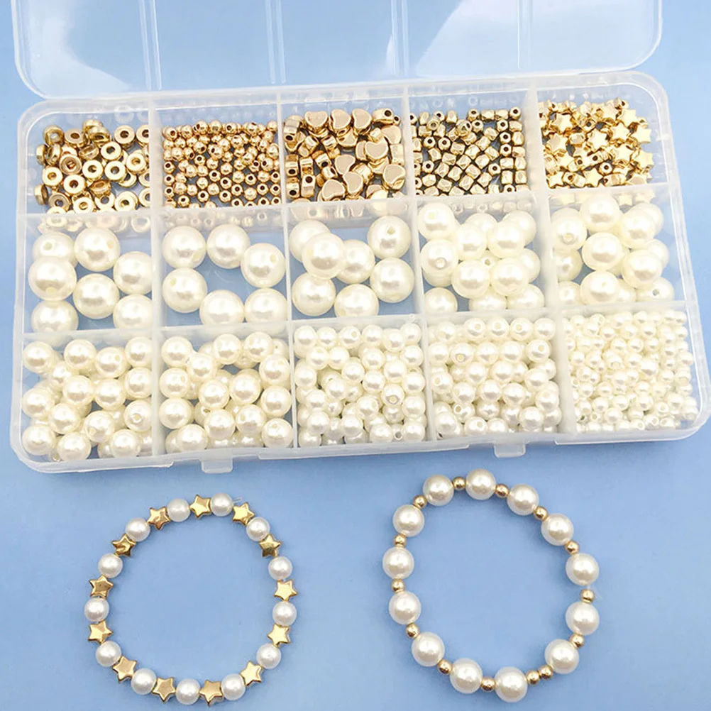 720Pcs Metal Loose Beads Pearl Set Flat Round Spacer Beads Jewelry Making DIY Necklace Bracelet Accessories Craft Supplies
720Pcs Metal Loose Beads Pearl Set Flat Round Spacer Beads Jewelry Making DIY Necklace Bracelet Accessories Craft Supplies
