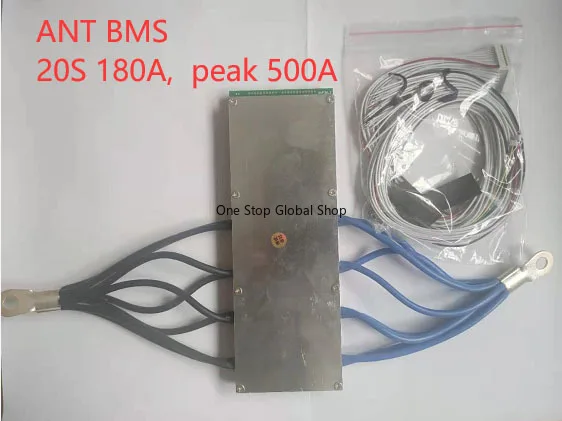 20S 120A/140A/180A LiFePO4 BMS/PCM/PCB Battery Protection Board for 20 Pack 18650 LFP Cell ANT BMS
20S 120A/140A/180A LiFePO4 BMS/PCM/PCB Battery Protection Board for 20 Pack 18650 LFP Cell ANT BMS