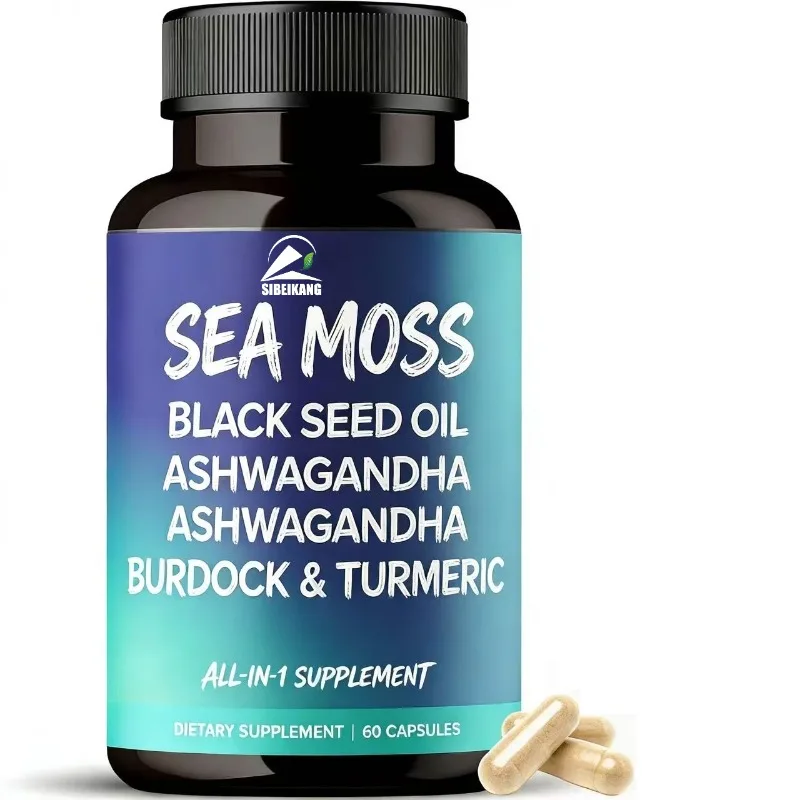 Irish Seaweed Black Seed Oil Capsules for Immune, Thyroid, and Joint Health Support - Gluten Free, Non GMO, 60 capsules
Irish Seaweed Black Seed Oil Capsules for Immune, Thyroid, and Joint Health Support - Gluten Free, Non GMO, 60 capsules