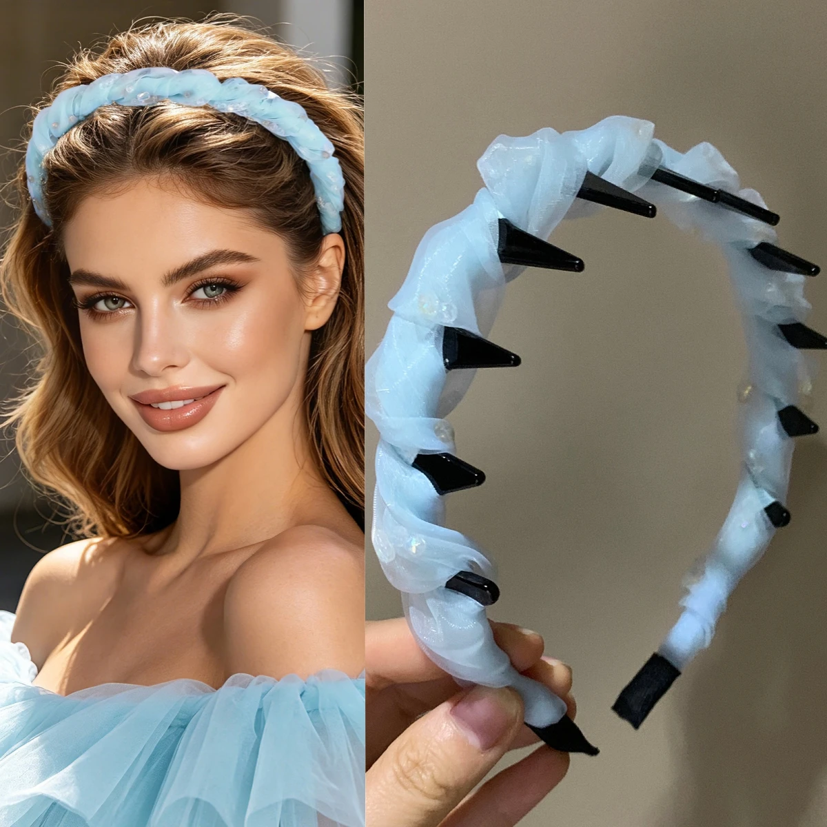 Women's Volumizing Padded Headband, Elegant Fashionable, New Arrival 2026, Non-slip Teeth Design Daily Wear Hair Accessory SA145
Women's Volumizing Padded Headband, Elegant Fashionable, New Arrival 2026, Non-slip Teeth Design Daily Wear Hair Accessory SA145