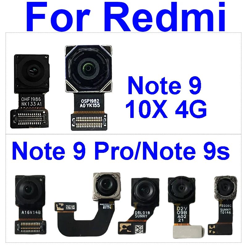 Front Back Main Camera For Xiaomi Redmi Note9 9Pro 9S Rear Front Facing Camera For Redmi 10X 4G Flex Cable Camera Repir Parts
Front Back Main Camera For Xiaomi Redmi Note9 9Pro 9S Rear Front Facing Camera For Redmi 10X 4G Flex Cable Camera Repir Parts