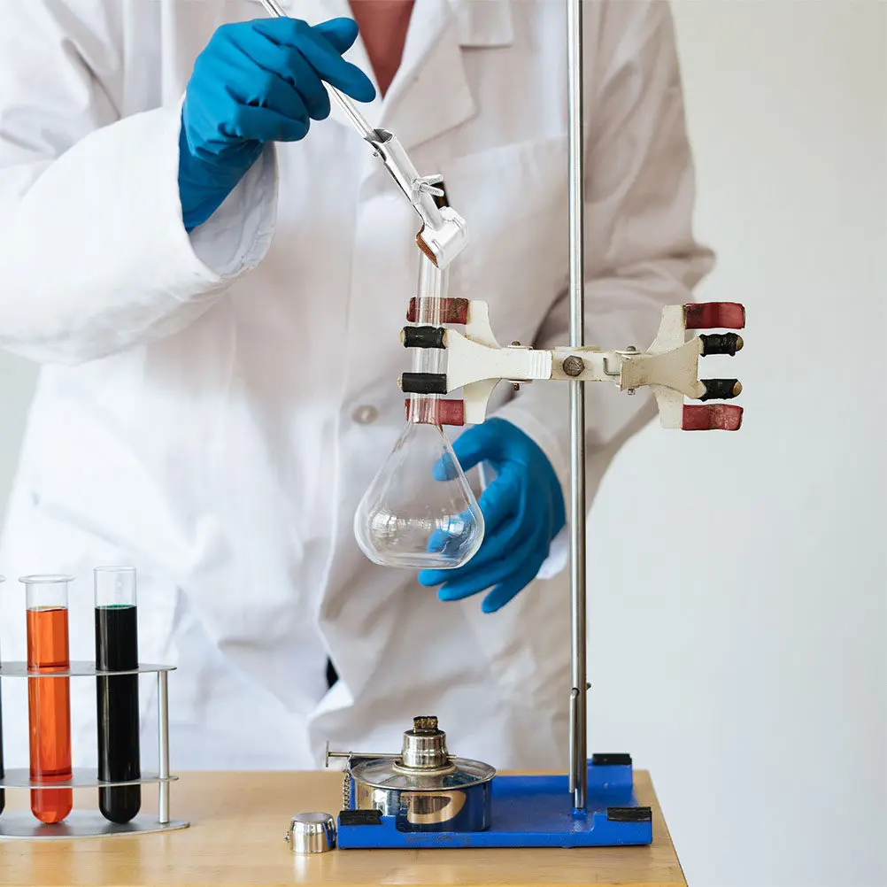 2Pcs Test Tube Holder Clamps Iron Material Laboratory Flask Clip Condenser Tube Ring Clamp High Temperature Resistant Reliable
2Pcs Test Tube Holder Clamps Iron Material Laboratory Flask Clip Condenser Tube Ring Clamp High Temperature Resistant Reliable