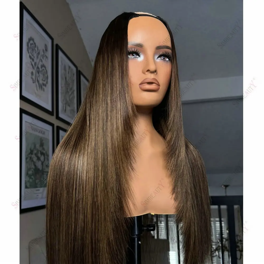 Silk Straight Balayage 1x4 Size U Part Wig Human Hair for Women Ash Blonde Hightlight V Part Wig Glueless With Clips Easy Wear
Silk Straight Balayage 1x4 Size U Part Wig Human Hair for Women Ash Blonde Hightlight V Part Wig Glueless With Clips Easy Wear