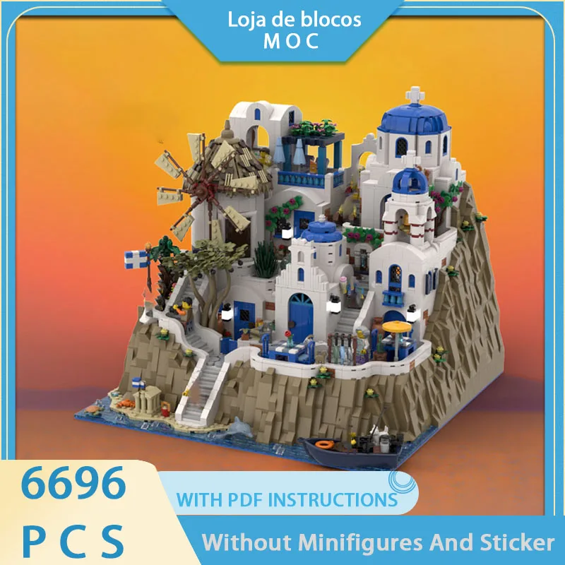 Exquisite new product MOC building block model Greek coastal holiday town technology modular holiday gift toy DIY assembly set
Exquisite new product MOC building block model Greek coastal holiday town technology modular holiday gift toy DIY assembly set