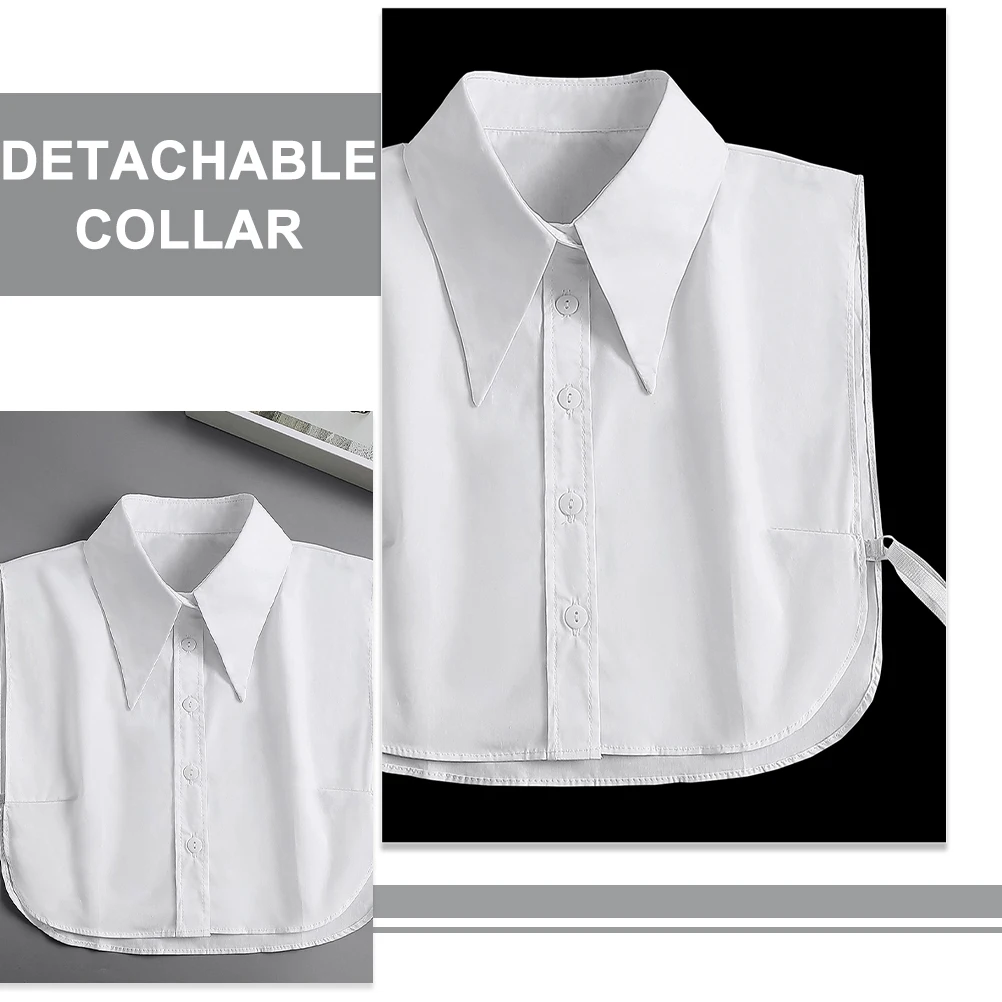 1pcs Cotton Shirt Collar for Women Detachable Fake Collars False Shirt Collarless Dress Office Work Business Suits Party Casual
1pcs Cotton Shirt Collar for Women Detachable Fake Collars False Shirt Collarless Dress Office Work Business Suits Party Casual