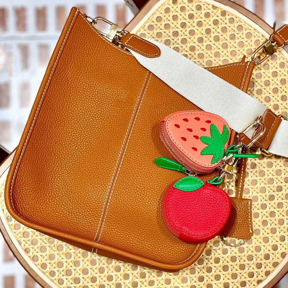 Creative Cherry Fruit Shape Coin Purse Cute Zipper PU Leather Pendant Wallet Keychain Fruit Keychain Women
Creative Cherry Fruit Shape Coin Purse Cute Zipper PU Leather Pendant Wallet Keychain Fruit Keychain Women