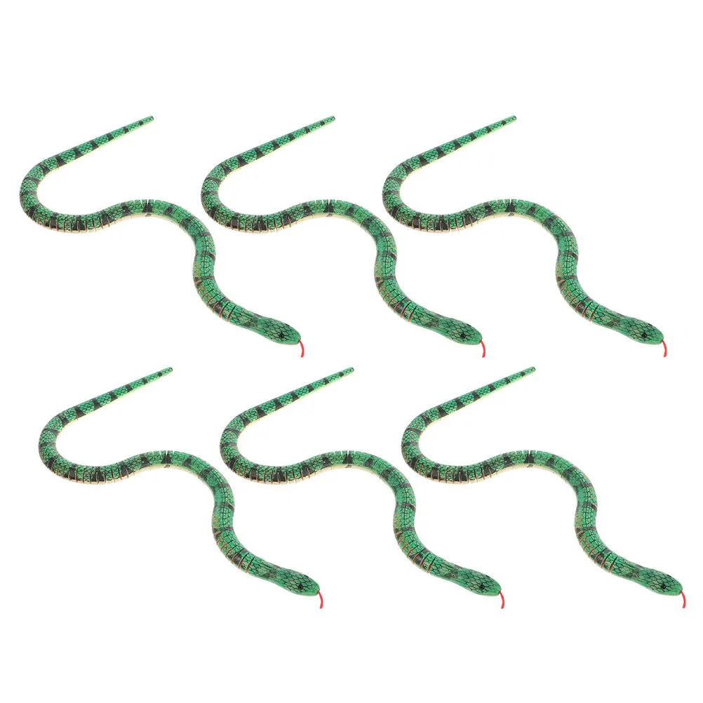 6Pcs Jointed Wooden Snake Realistic Appearance Wiggle Movement for Halloween Parties Stage Props Movie Shoots Flexible Snake
6Pcs Jointed Wooden Snake Realistic Appearance Wiggle Movement for Halloween Parties Stage Props Movie Shoots Flexible Snake
