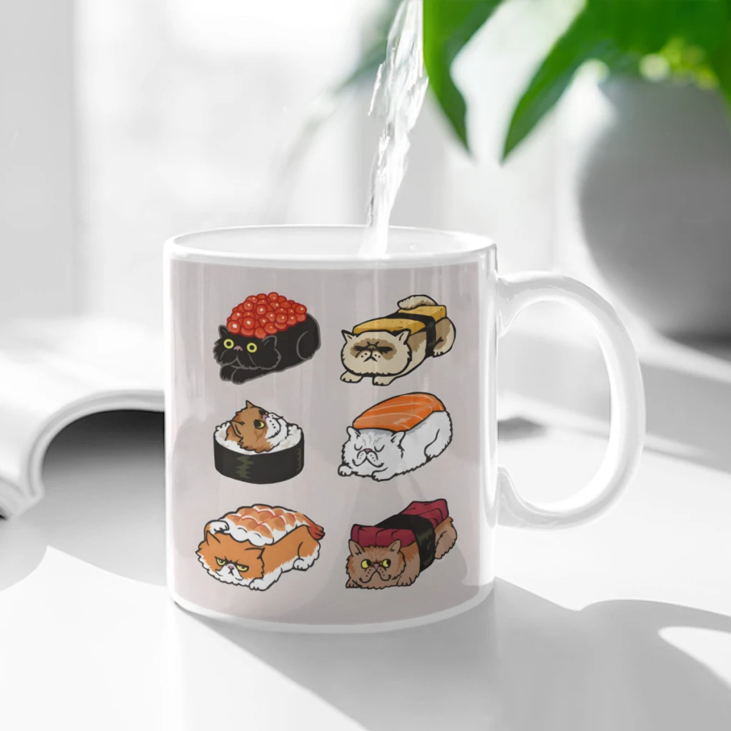 Sushi Persian Cat Ceramic Cup Coffee Oatmeal Breakfast Cup Creative Personality Mug
Sushi Persian Cat Ceramic Cup Coffee Oatmeal Breakfast Cup Creative Personality Mug