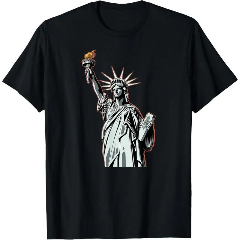 Women's Patriotic Liberty T-Shirt | Statue of Liberty Graphic Tee | 4th of July American Pride Gift Top
Women's Patriotic Liberty T-Shirt | Statue of Liberty Graphic Tee | 4th of July American Pride Gift Top