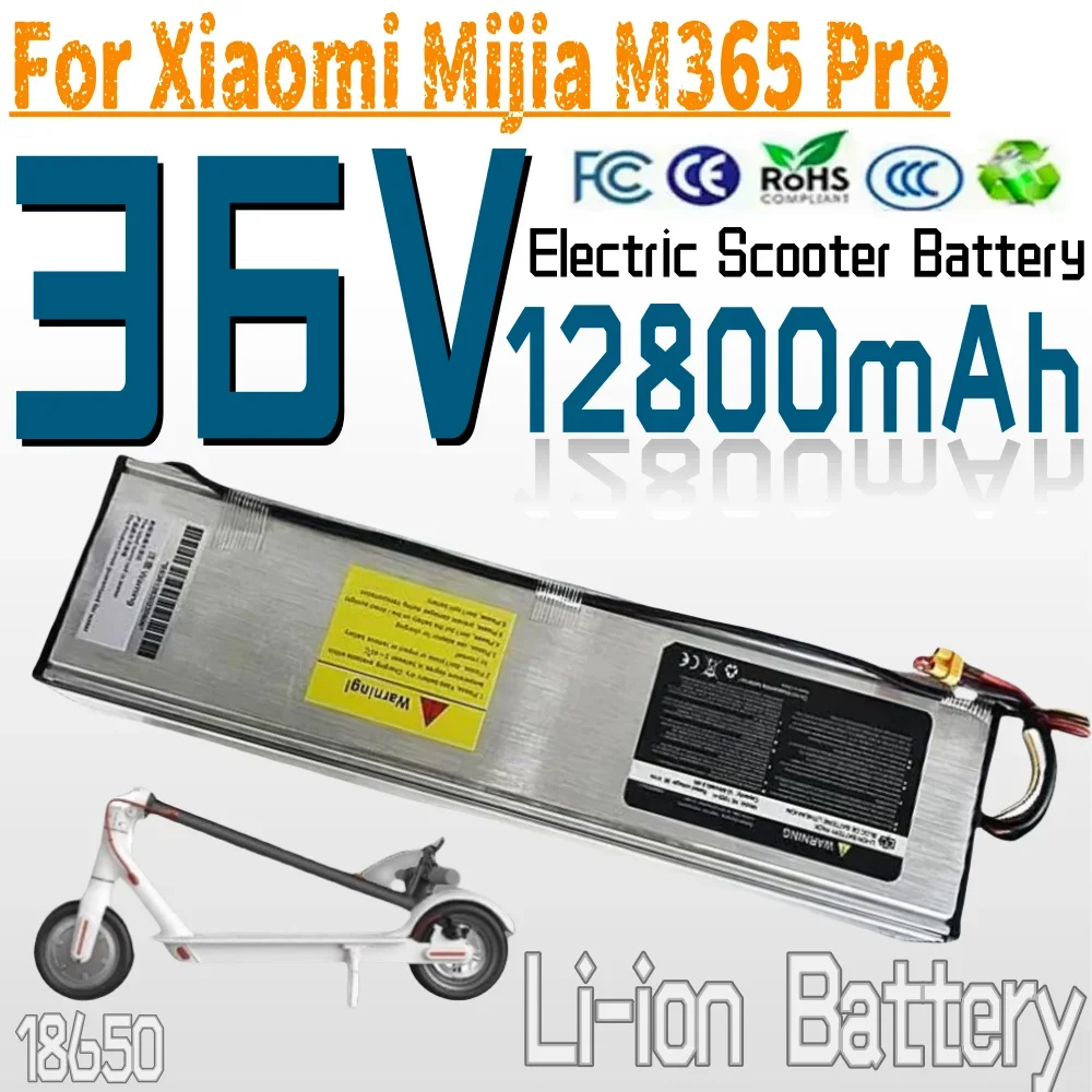 36V 12800mAh High Capacity Battery 12.8Ah For Xiaomi M365 Pro Scooter Special Battery Pack Original Battery
36V 12800mAh High Capacity Battery 12.8Ah For Xiaomi M365 Pro Scooter Special Battery Pack Original Battery