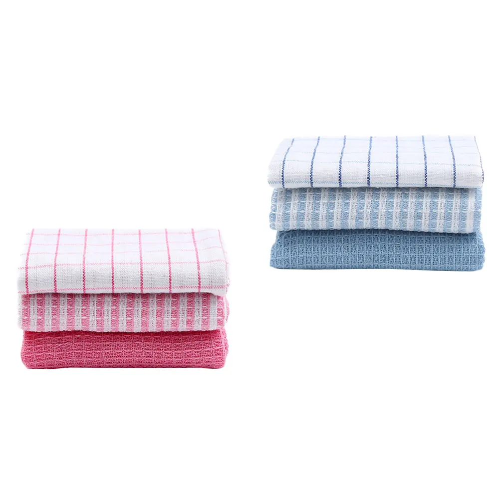 6 Pcs Kitchen Dish Towels Absorbent Cotton Cleaning Cloths Durable Wash Dishes Plates Glassware Convenient Use Home
6 Pcs Kitchen Dish Towels Absorbent Cotton Cleaning Cloths Durable Wash Dishes Plates Glassware Convenient Use Home