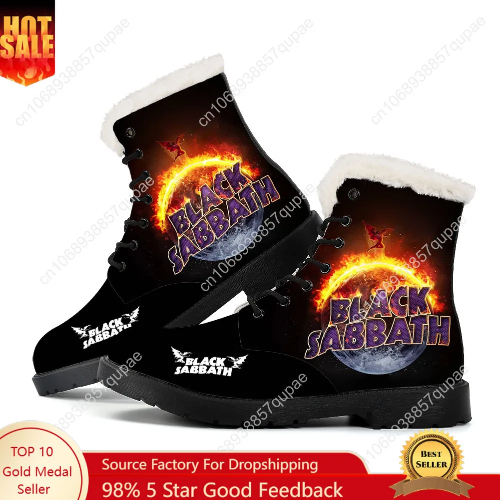 Black Sabbath Rock Band Plush Boots Heavy Metal Band Mens Womens Teenager Shoes Casual Boot Light Warm Fashion Customize Shoe
Black Sabbath Rock Band Plush Boots Heavy Metal Band Mens Womens Teenager Shoes Casual Boot Light Warm Fashion Customize Shoe