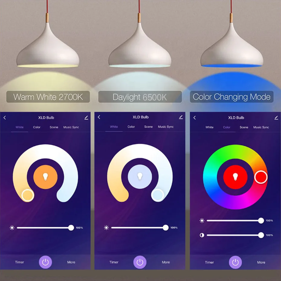 E27 E14 GU10 Smart Bulb Tuya WiFi/Zigbee/Bluetooth Dimmable Led Light Bulbs RGB Lamp AC 85-265V Works With Alexa Google Home
E27 E14 GU10 Smart Bulb Tuya WiFi/Zigbee/Bluetooth Dimmable Led Light Bulbs RGB Lamp AC 85-265V Works With Alexa Google Home