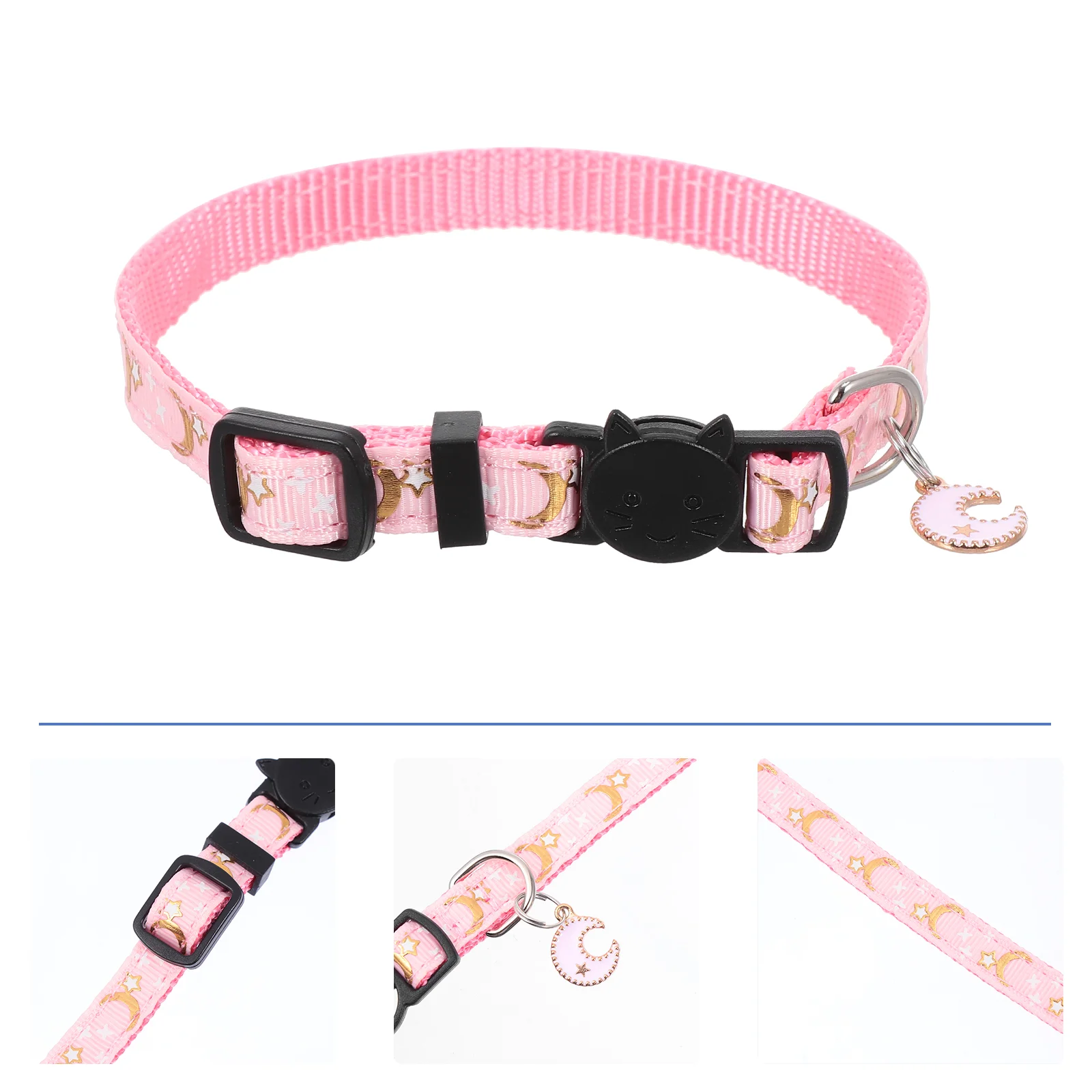Moons Stars Pattern Cat Kitten Collar Adjustable Breathable Pendant Pet Supplies for Daily Parties Christmas Photos
Moons Stars Pattern Cat Kitten Collar Adjustable Breathable Pendant Pet Supplies for Daily Parties Christmas Photos