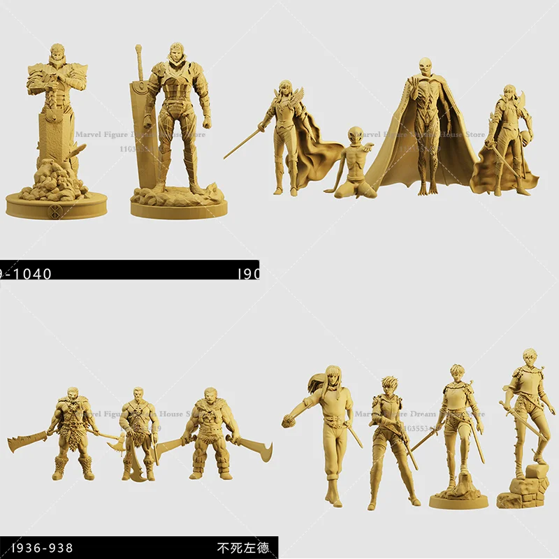 1/64 1/43 1/35 Scale Miniature Scene Dolls Un-panited White Figure Mini Model Brutal Fatalism Supernatural Medieval Fantasy
1/64 1/43 1/35 Scale Miniature Scene Dolls Un-panited White Figure Mini Model Brutal Fatalism Supernatural Medieval Fantasy