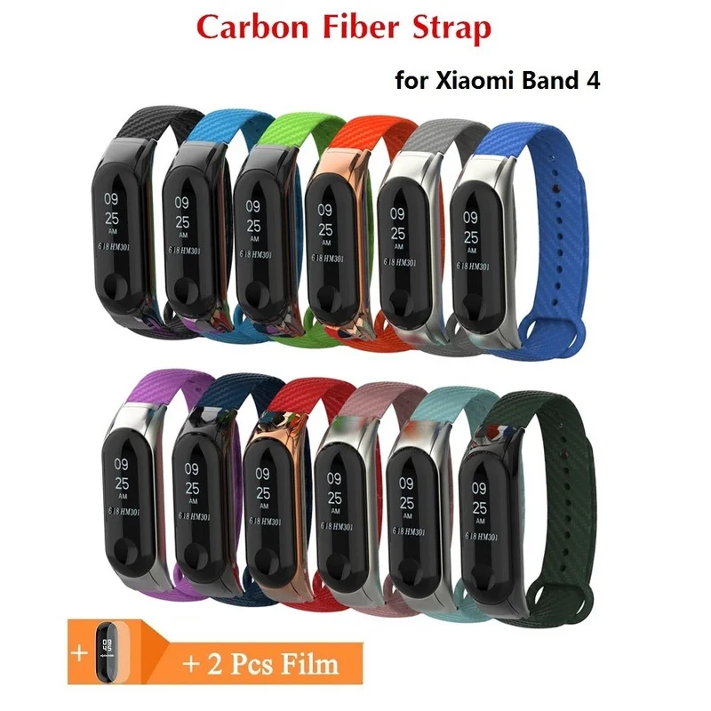 Ремешок на запястье из углеродного волокна и металла для Xiaomi Mi band 4, браслет на запястье с пленкой для экрана 2 шт.
Ремешок на запястье из углеродного волокна и металла для Xiaomi Mi band 4, браслет на запястье с пленкой для экрана 2 шт.