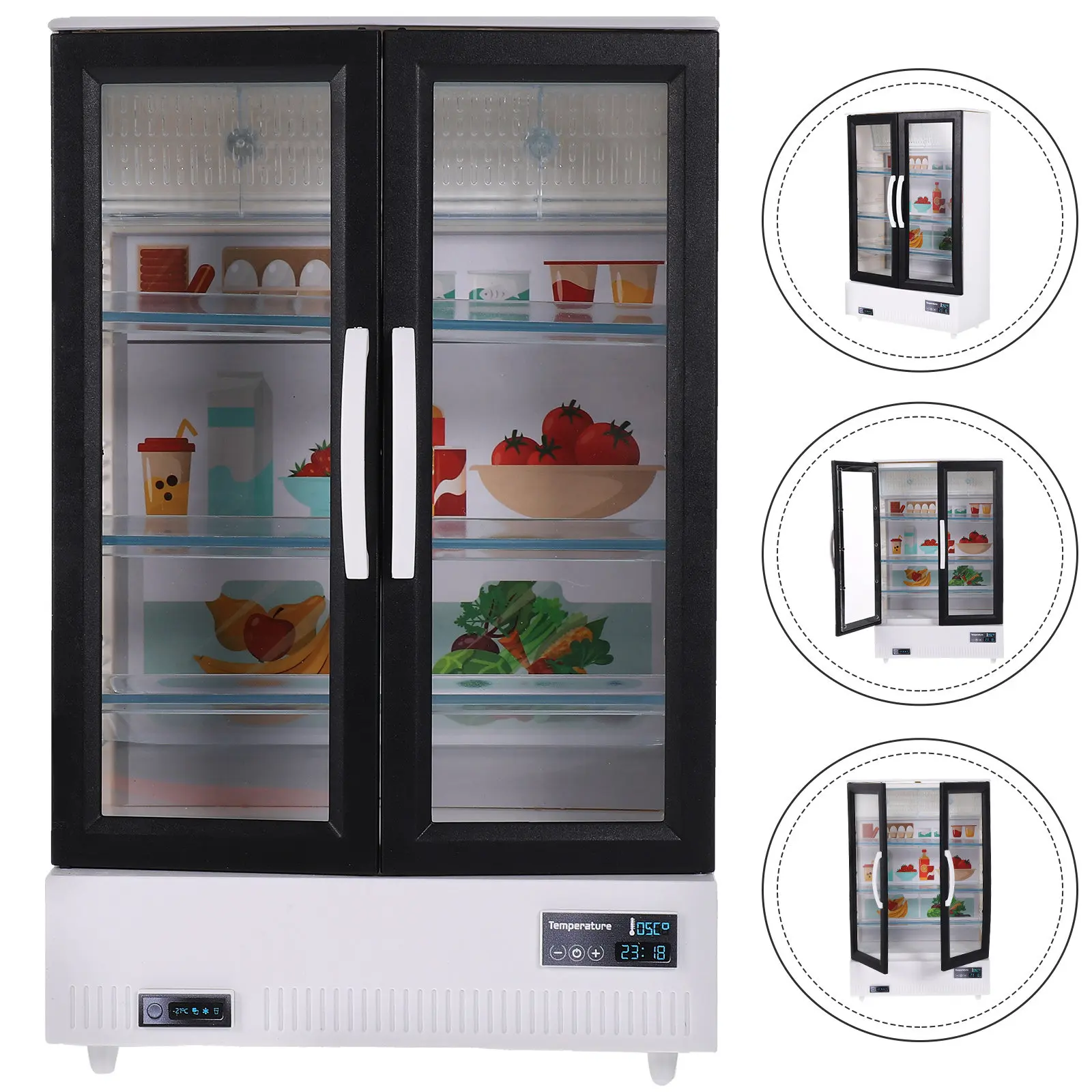 Mini House Refrigerator Decor Acrylic Plastic Miniature Fridge for Miniature Scenes Home Decoration Kitchen Miniatures
Mini House Refrigerator Decor Acrylic Plastic Miniature Fridge for Miniature Scenes Home Decoration Kitchen Miniatures