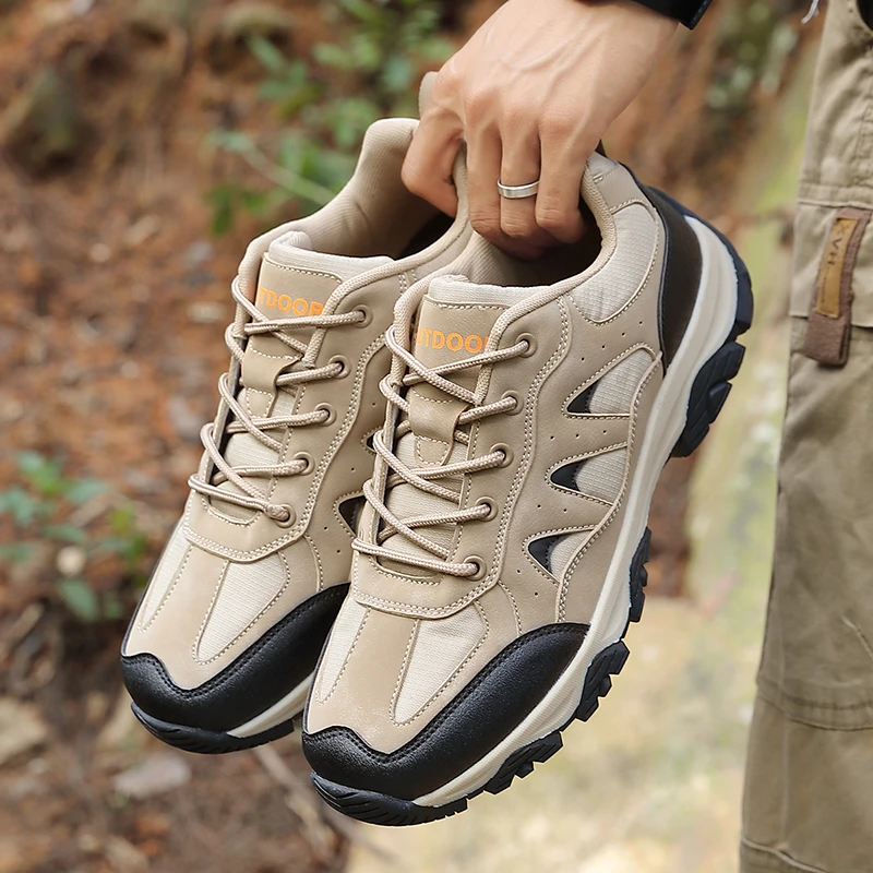 Leather Waterproof Men's Hiking Shoes Non-slip Outdoor Trekking Sports Climbing Boots Sneakers Durable Mountain Camping Shoes
Leather Waterproof Men's Hiking Shoes Non-slip Outdoor Trekking Sports Climbing Boots Sneakers Durable Mountain Camping Shoes