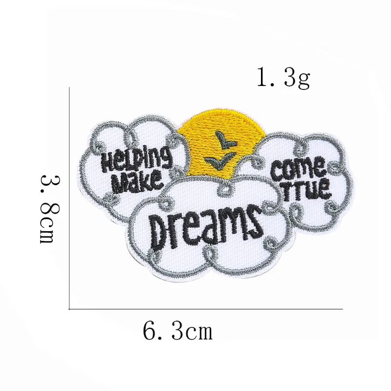 Cartoon Embroidery Sticker Cloud Butterfly Embroidery Cloth Sticker Burning Edge Adhesive Clothing Accessories Badge
Cartoon Embroidery Sticker Cloud Butterfly Embroidery Cloth Sticker Burning Edge Adhesive Clothing Accessories Badge