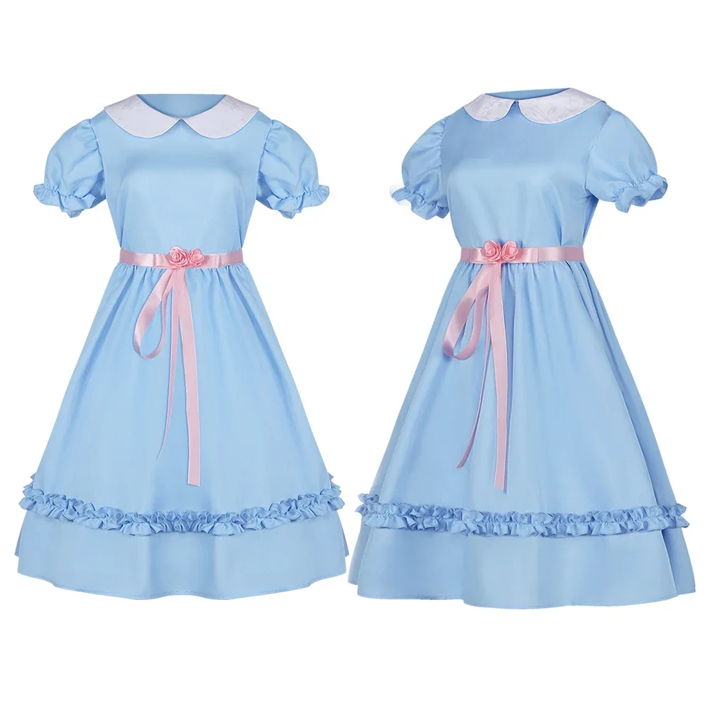 Horror Movie Twins Sister Cosplay Costume Adult Kids Blue Dress Suit Halloween Outfit Party Uniform
Horror Movie Twins Sister Cosplay Costume Adult Kids Blue Dress Suit Halloween Outfit Party Uniform