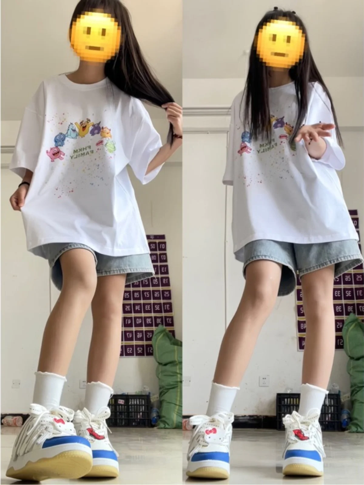 Summer New High Waist Five-Quarter Denim Shorts Women's Elastic Waist Big Kids Small Size Wide Leg Pants Trendy Cool Sweet
Summer New High Waist Five-Quarter Denim Shorts Women's Elastic Waist Big Kids Small Size Wide Leg Pants Trendy Cool Sweet