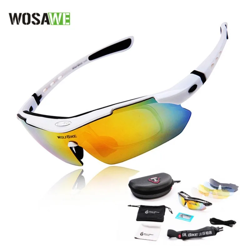 WOSAWE Polarized Cycling Sunglasses for Men & Women Outdoor Sports Bicycle Glasses with Built-in Prescription Frame
WOSAWE Polarized Cycling Sunglasses for Men & Women Outdoor Sports Bicycle Glasses with Built-in Prescription Frame