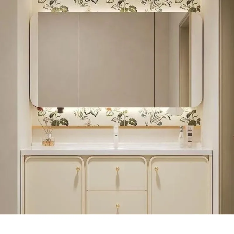 pastoral simple bathroom cabinet washbasin ambient light mirror integrated beauty rack wash ceramic integrated basin
pastoral simple bathroom cabinet washbasin ambient light mirror integrated beauty rack wash ceramic integrated basin