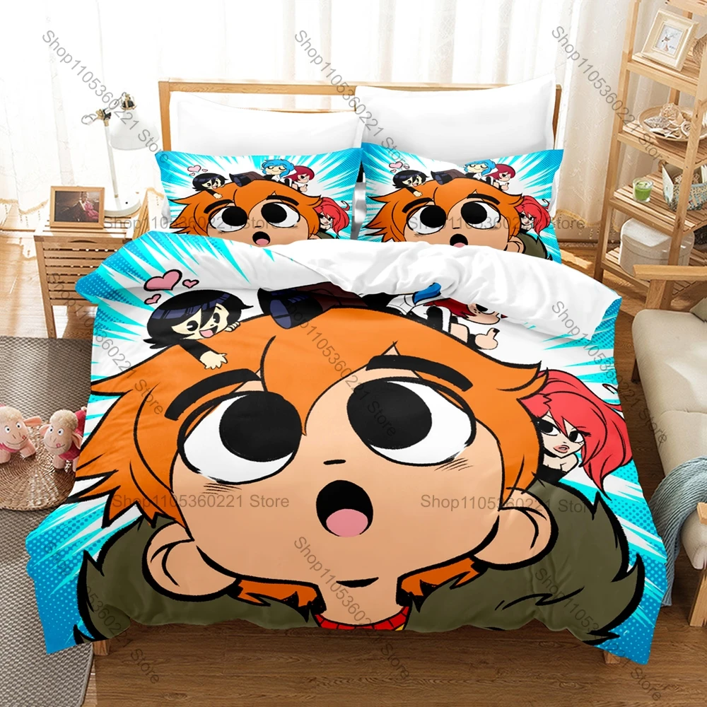 Personality Scott Pilgrim Takes Off Theme Bedding Set New Breathable Duvet Cover Bed Set For Teens Adults Fans Bedroom Home Deco
Personality Scott Pilgrim Takes Off Theme Bedding Set New Breathable Duvet Cover Bed Set For Teens Adults Fans Bedroom Home Deco
