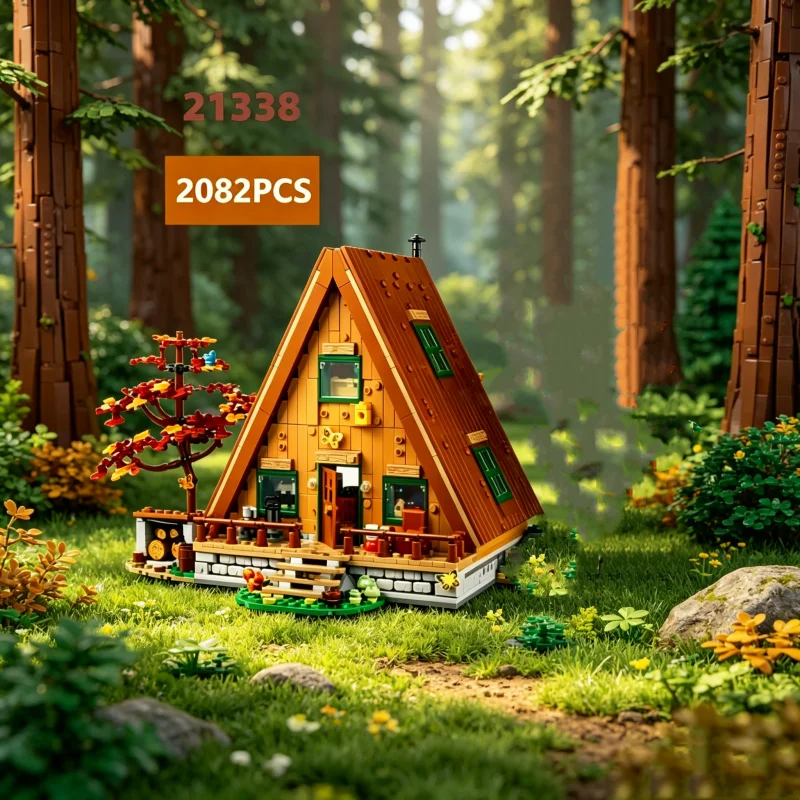 21338 A- Frame Cabin Forest House Model Street View Toy Holiday Gift 1445PCS Assemble Brick Building Block Toys
21338 A- Frame Cabin Forest House Model Street View Toy Holiday Gift 1445PCS Assemble Brick Building Block Toys