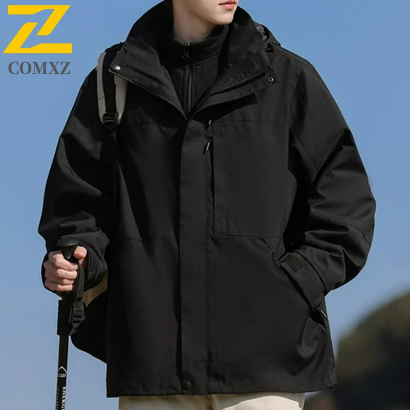 COMXZ Мужская утолщенная теплая тактическая флисовая куртка с хлопковой подкладкой, водонепроницаемая зимняя уличная спортивная походная ветровка с капюшоном, ветрозащитная ветровка
COMXZ Мужская утолщенная теплая тактическая флисовая куртка с хлопковой подкладкой, водонепроницаемая зимняя уличная спортивная походная ветровка с капюшоном, ветрозащитная ветровка